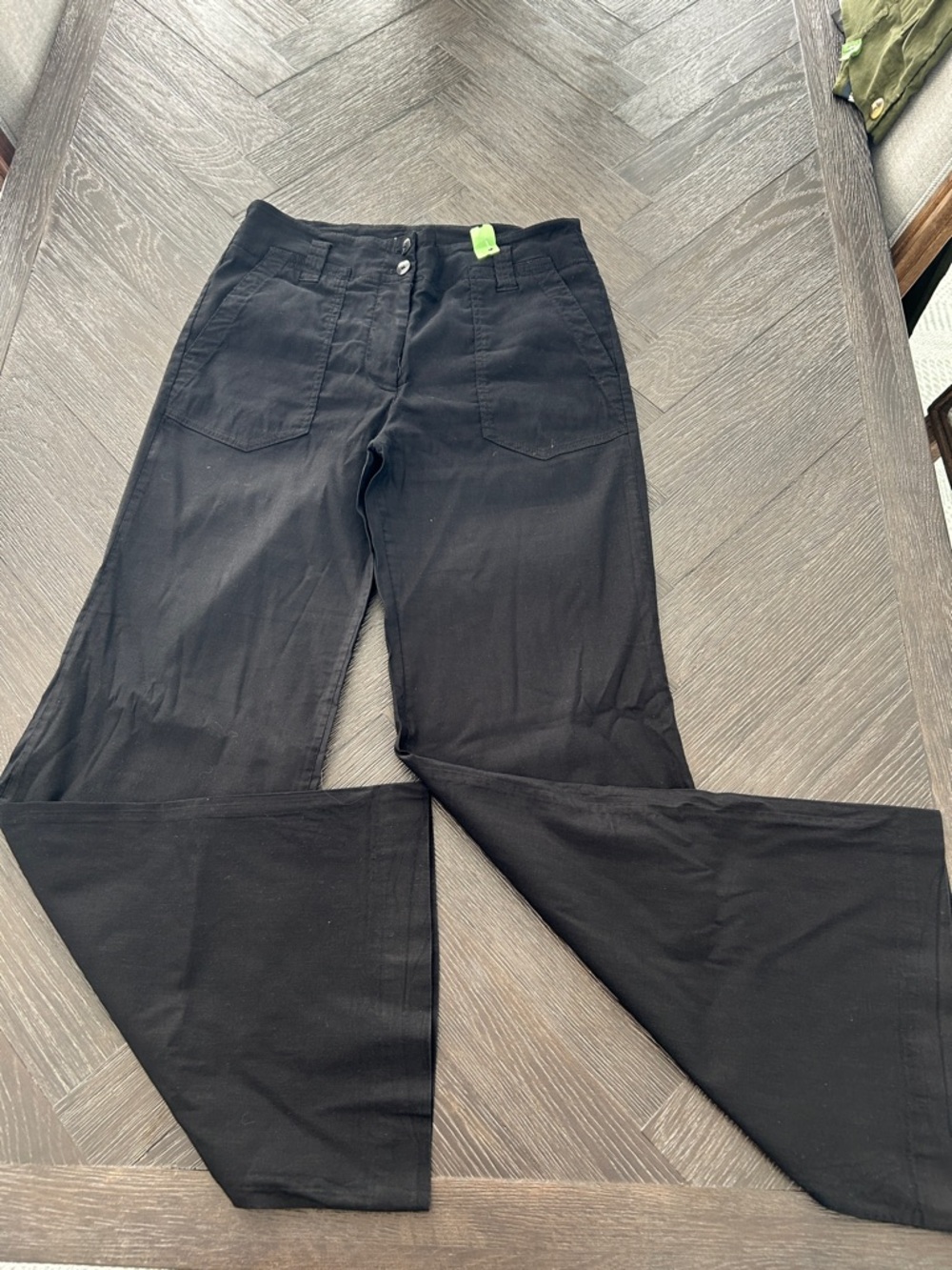 Anthropologie Maeve Black Wide-Leg Pants